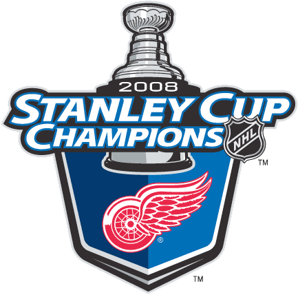 Detroit Red Wings 2008 Champion Logo t shirts iron on transfers
